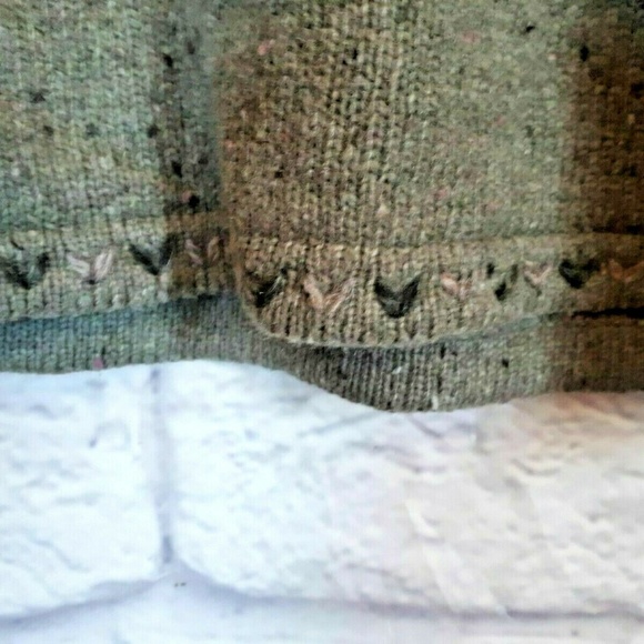 Woolrich Willow Heather Green Wool Blend Sweater - Picture 6 of 8